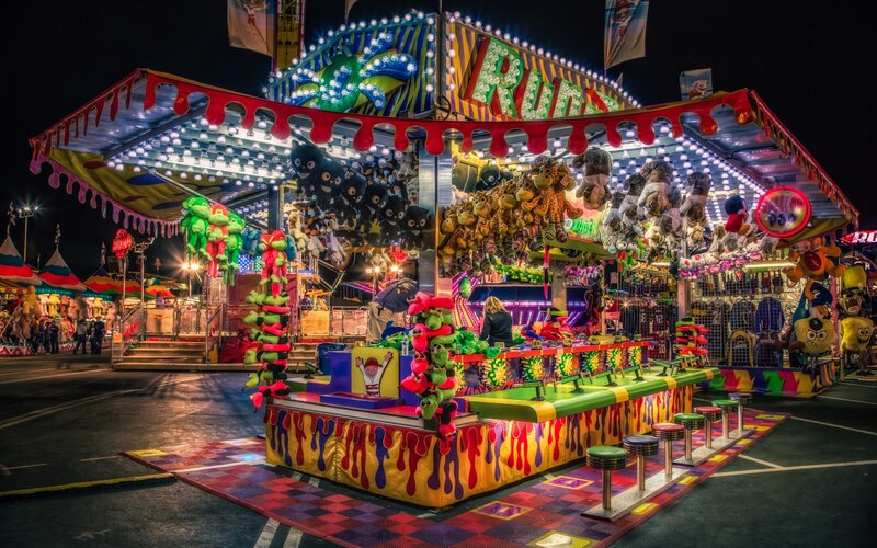 Clown-themed Carnival Game