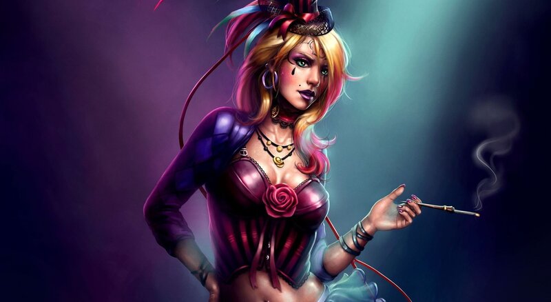 clown-themed fantasy character