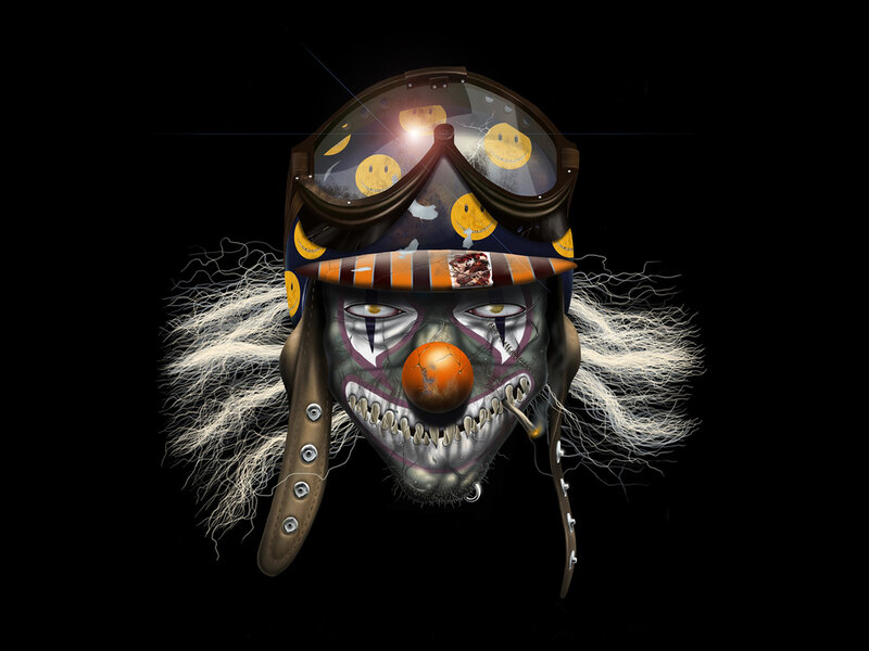 Clown with Goggles