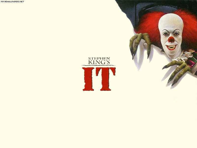 Clown with Red Hair — White, Creepy