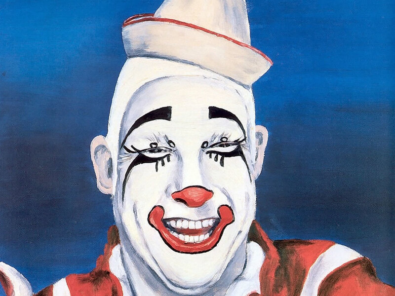 clown with red nose