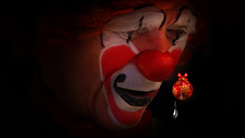Clown with Red Nose — Dramatic