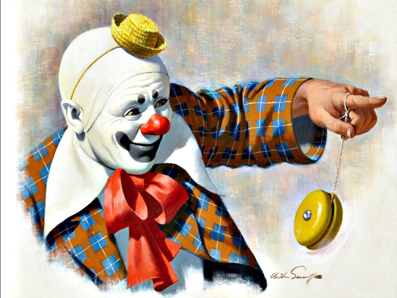 Clown with Yo-yo