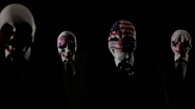 clowns in dark suits