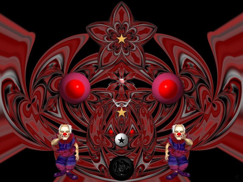 Clowns in Fractal Design