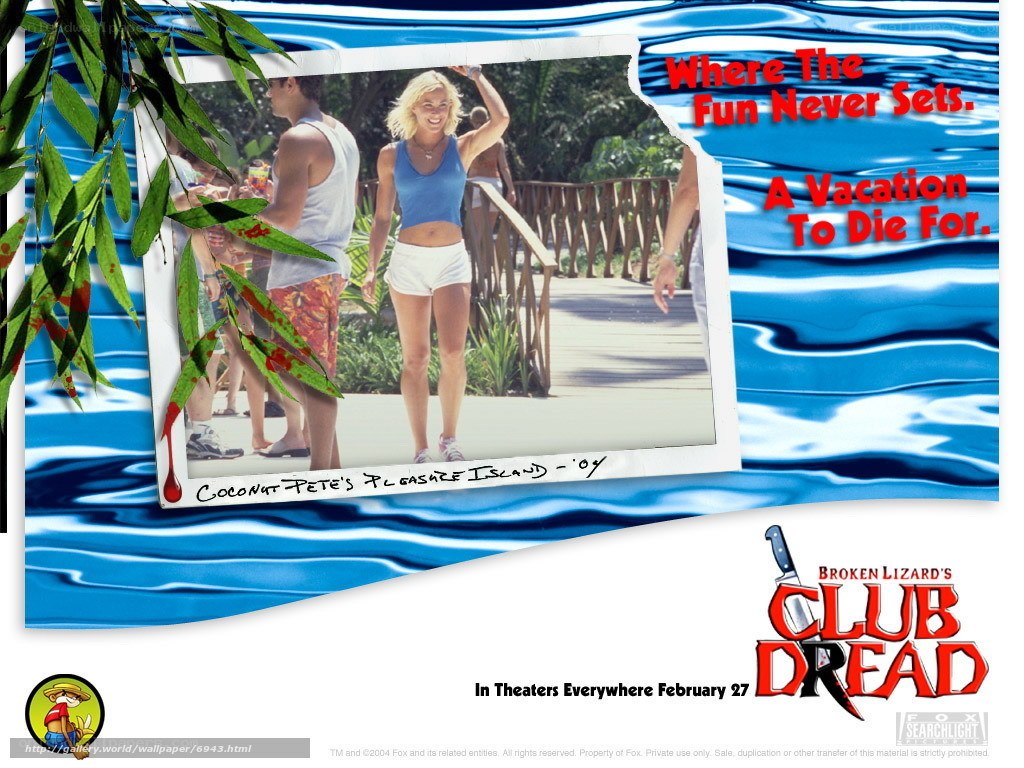 Club Dread movie poster