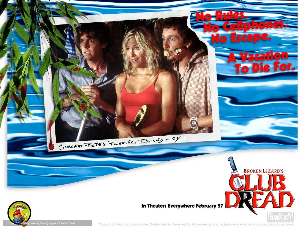 Club Dread movie poster