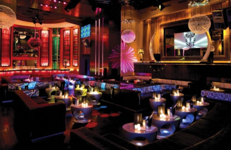 Club Interior with Tables
