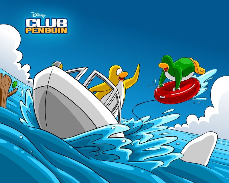 Club Penguin water adventure