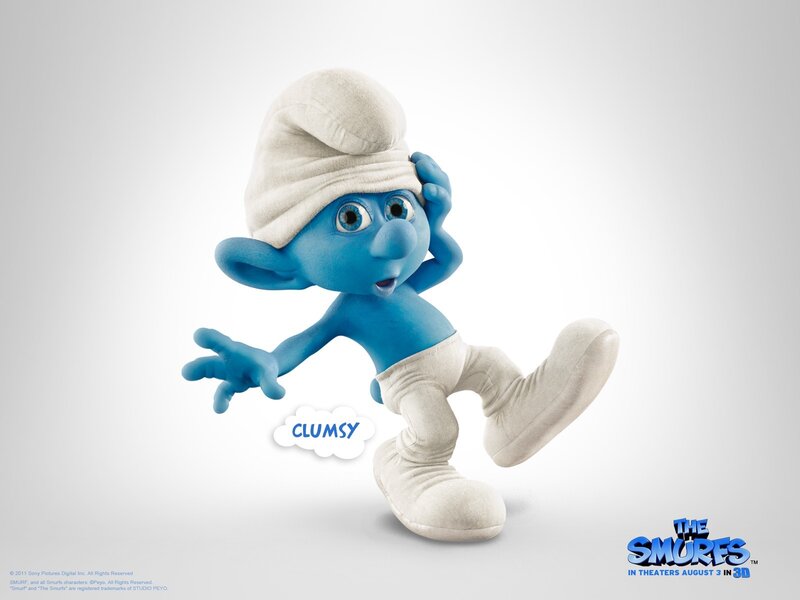 Clumsy Smurf character