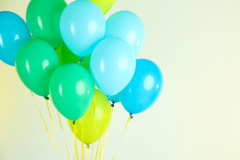 Cluster of Balloons — Blue