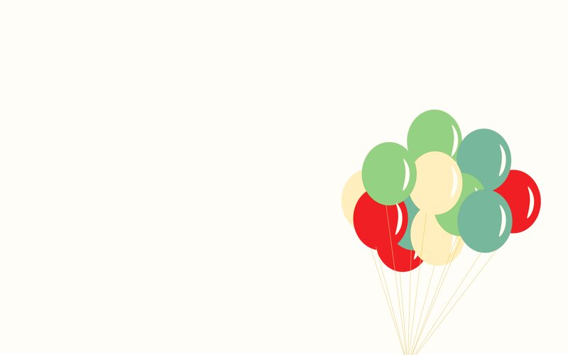 Cluster of Balloons — Green
