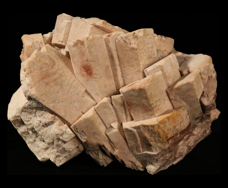cluster of calcite crystals