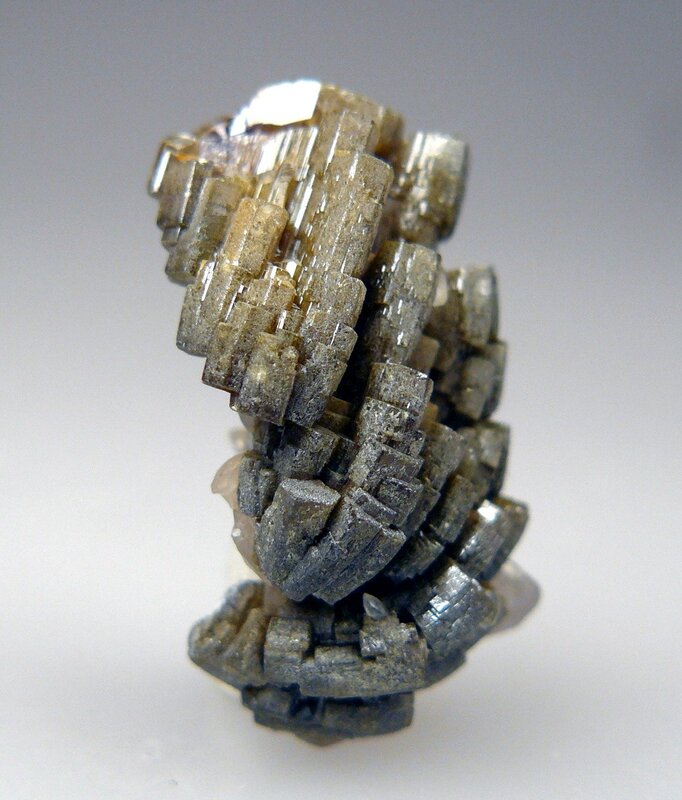 cluster of pyrite crystals