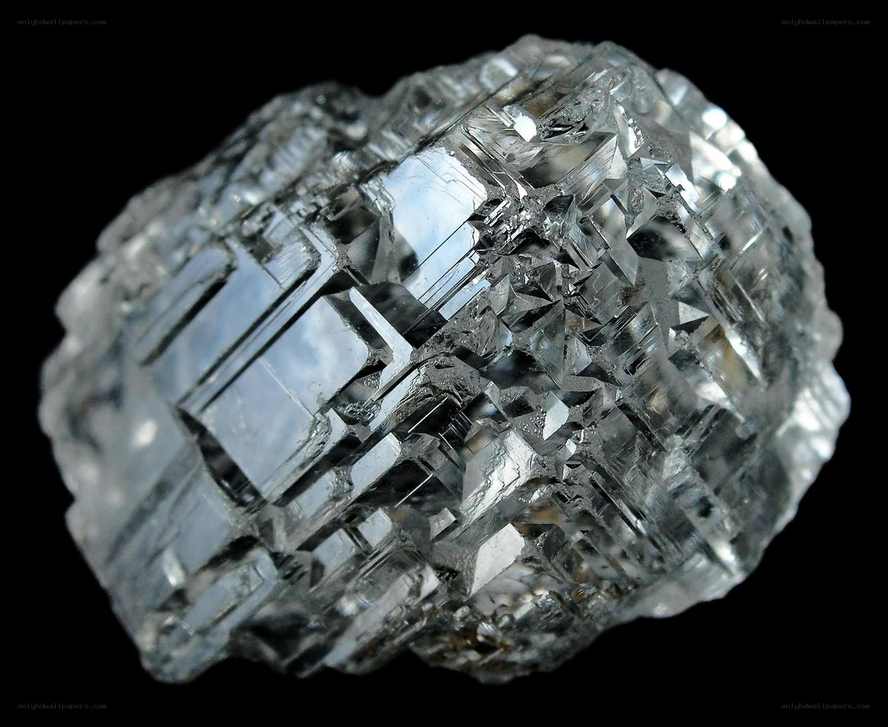cluster of quartz crystals