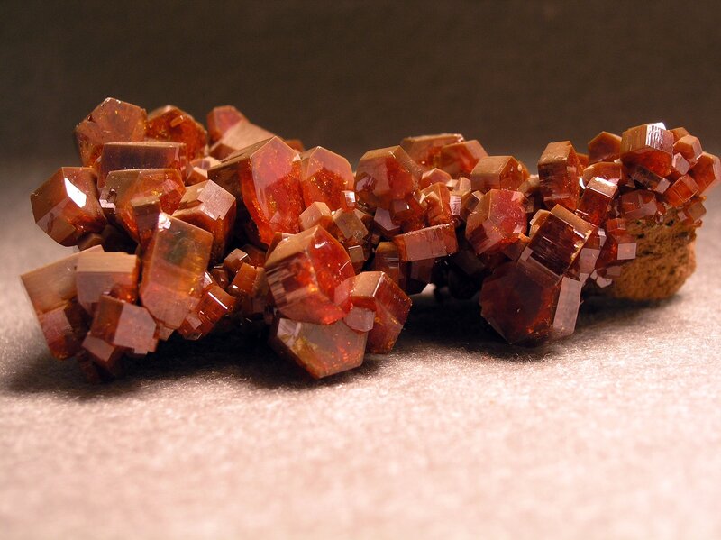 Cluster of Red Crystals — Dramatic