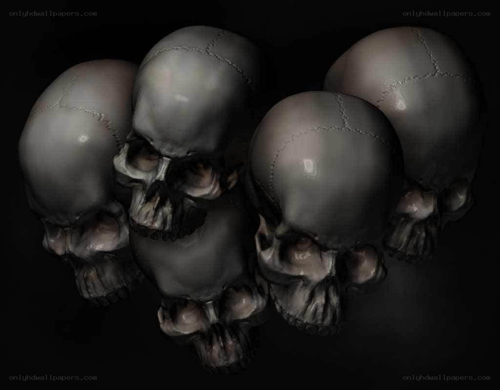 cluster of skulls