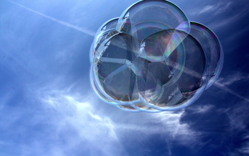 Cluster of Soap Bubbles