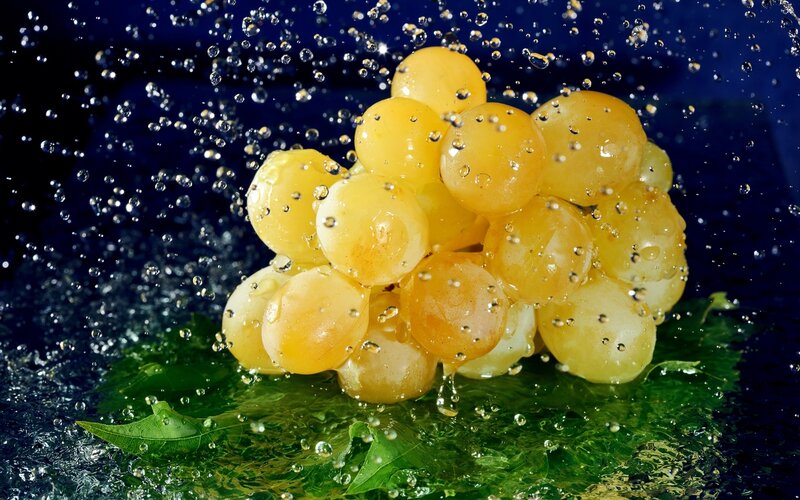 Cluster of White Grapes