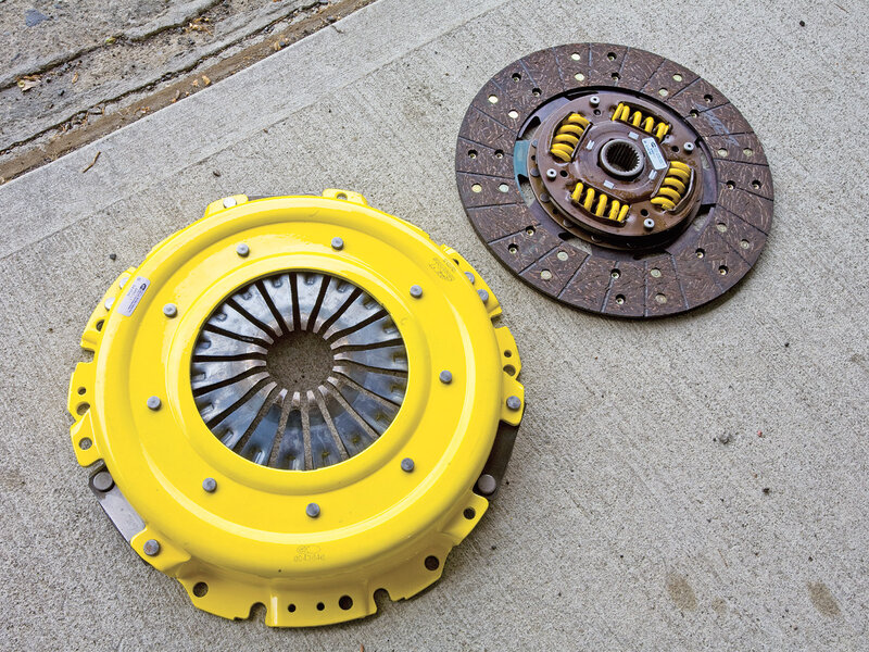 Clutch Assembly on Concrete