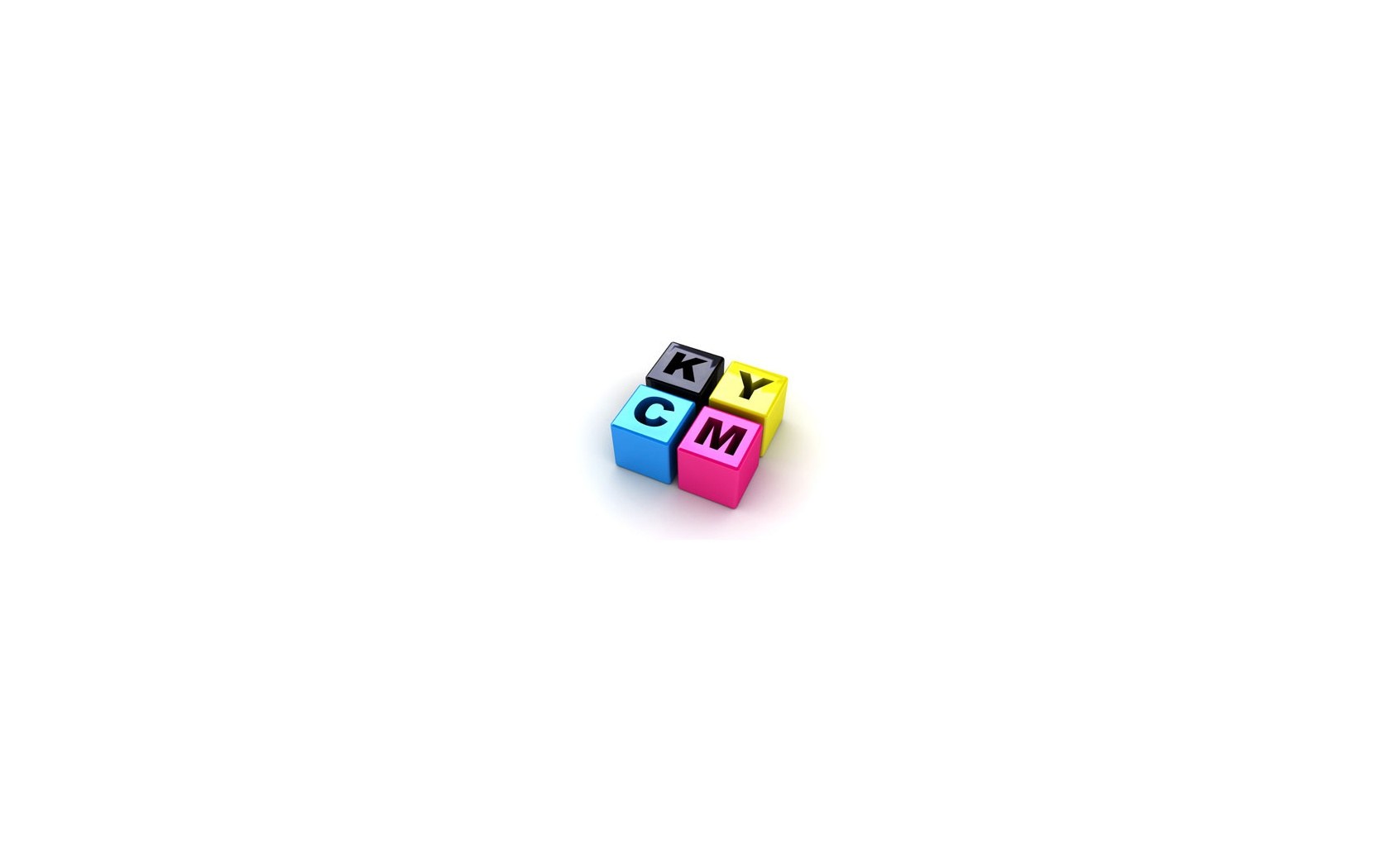 CMYK color blocks