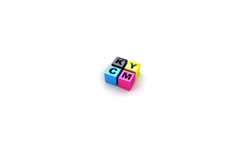 CMYK color blocks