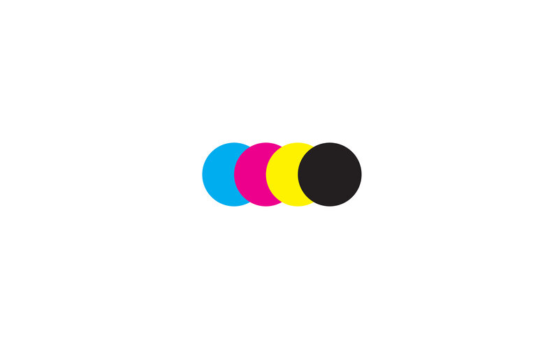 CMYK color circles