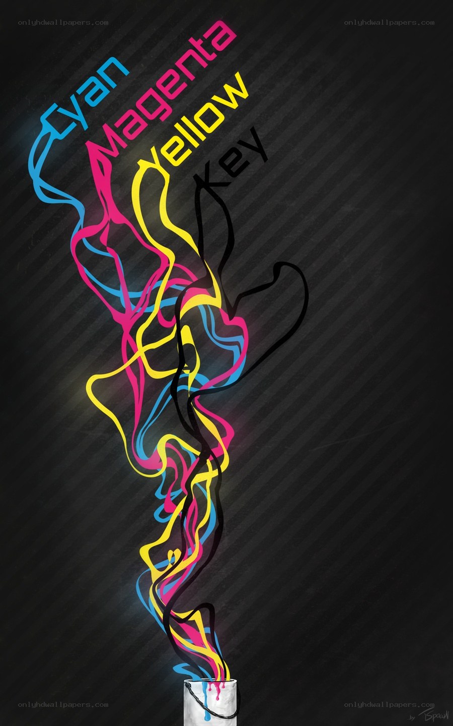 CMYK color concept art