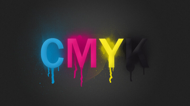 CMYK color model graphic