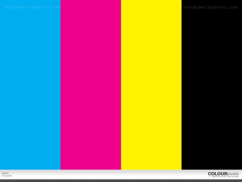 CMYK color swatches