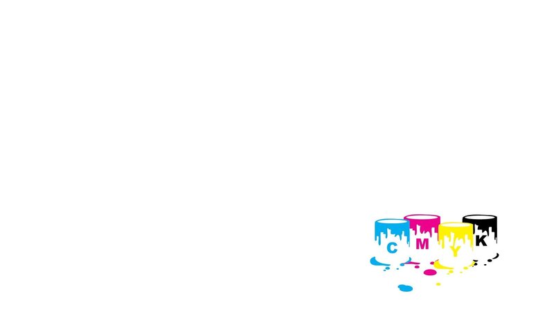 CMYK Paint Cans — White