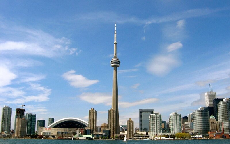 CN Tower and Toronto Skyline — Blue, Serene