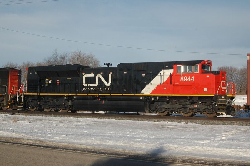 CN Train Locomotive