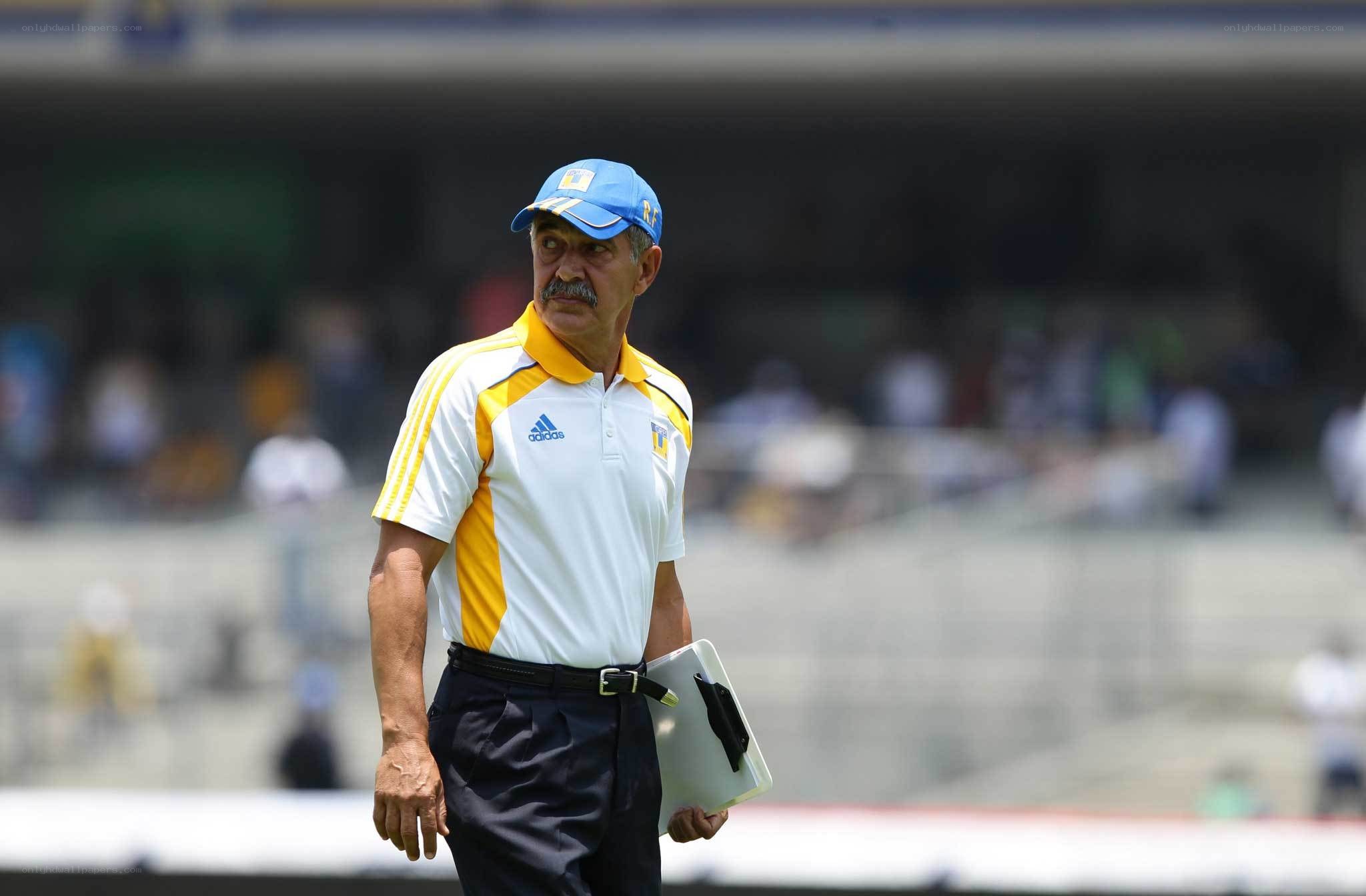Coach at a cricket match