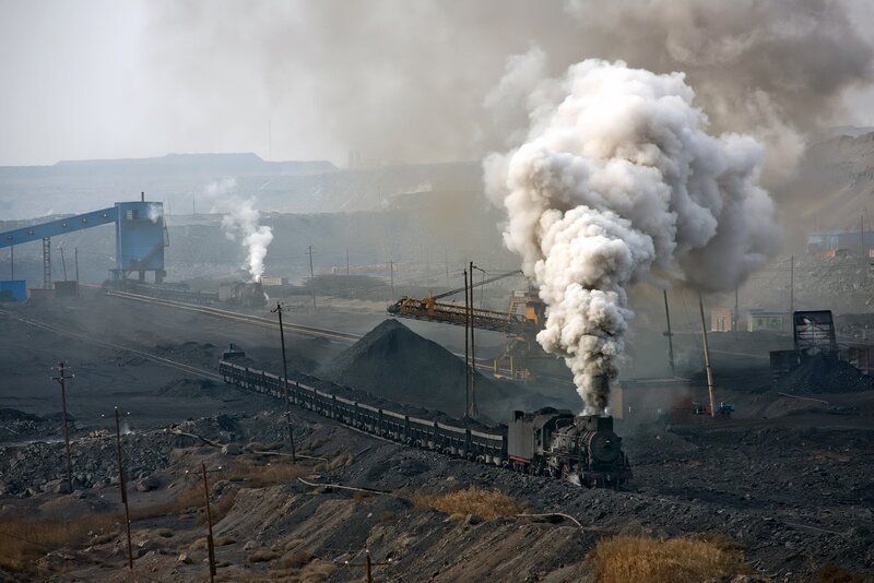 Coal Train at Mine