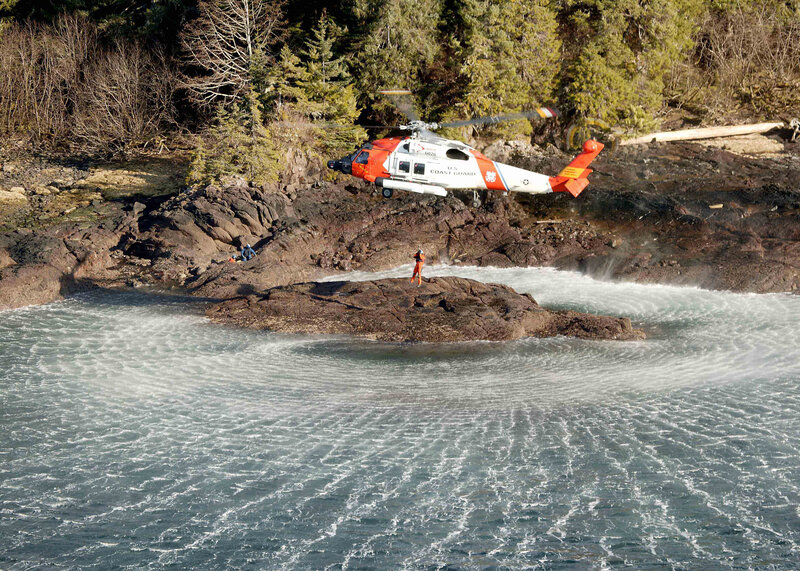 Coast Guard rescue operation