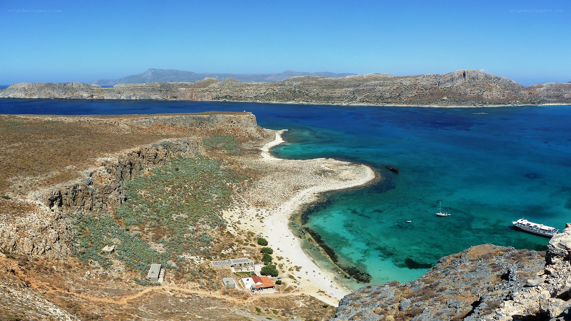 coastal bay with clear water