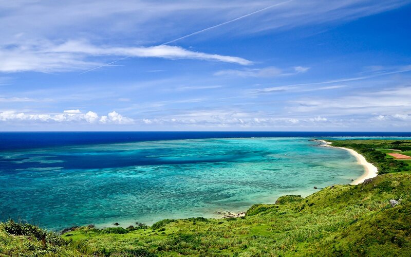 Coastal Bay with Coral Reef