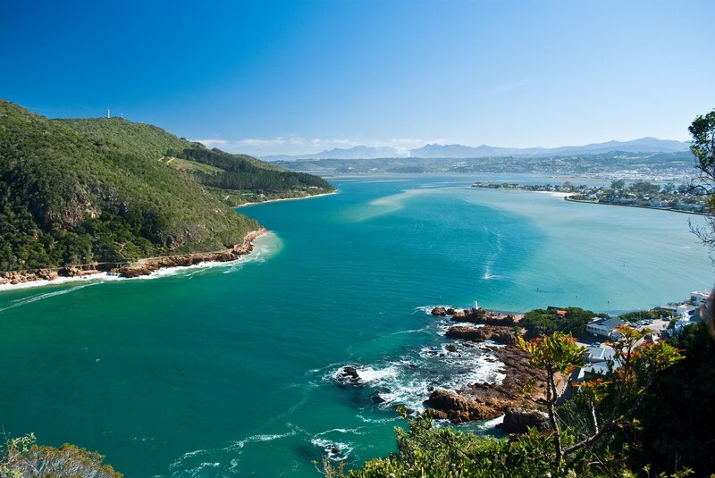 Coastal Bay with Hills — Blue, Serene, Afternoon