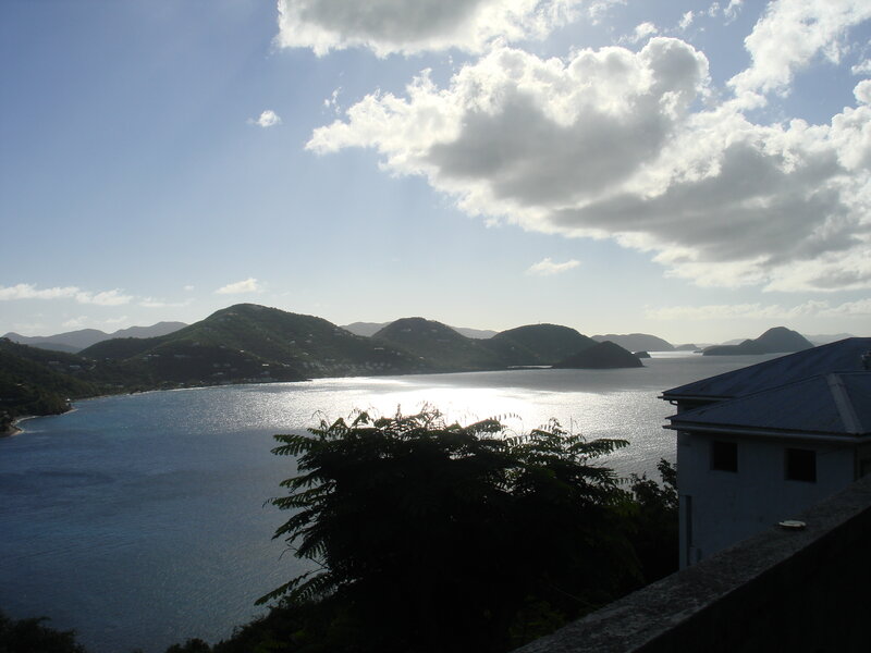 Coastal Bay with Hills — Blue, Serene