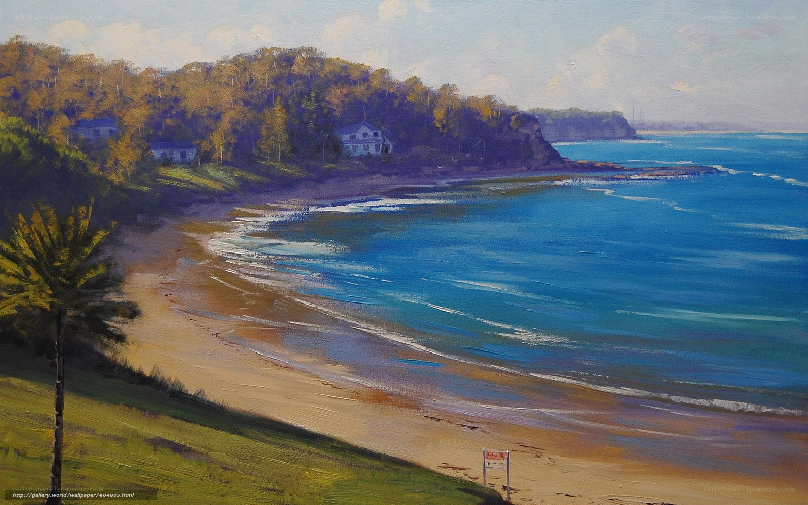 Coastal Beach Landscape