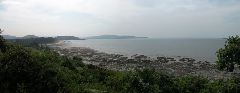 Coastal Beach Landscape — Green