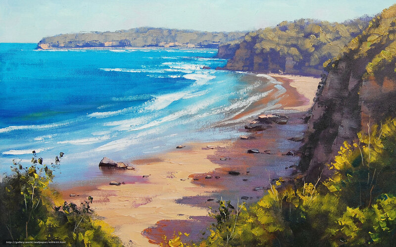 Coastal Beach Landscape