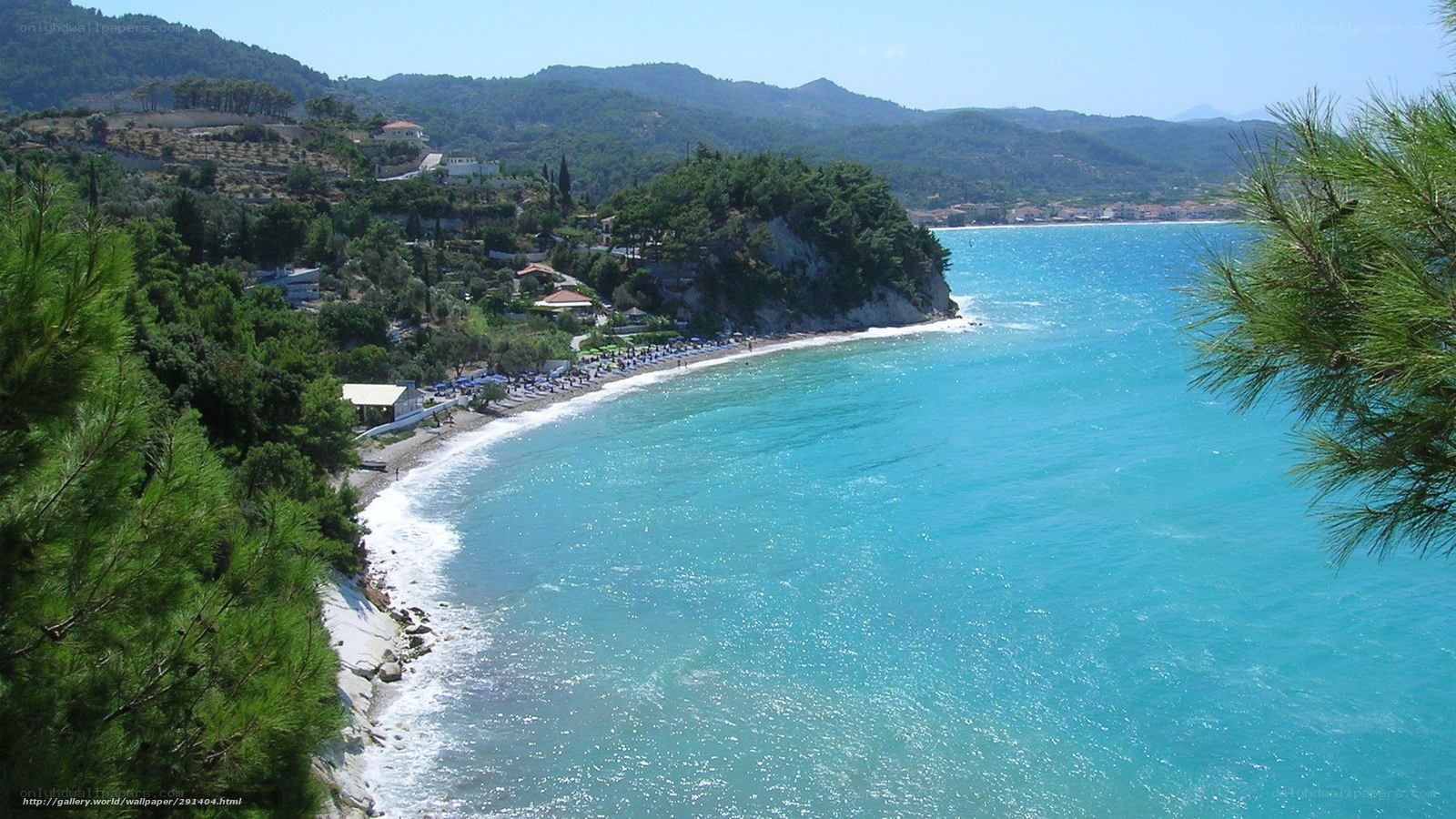 coastal beach with turquoise water