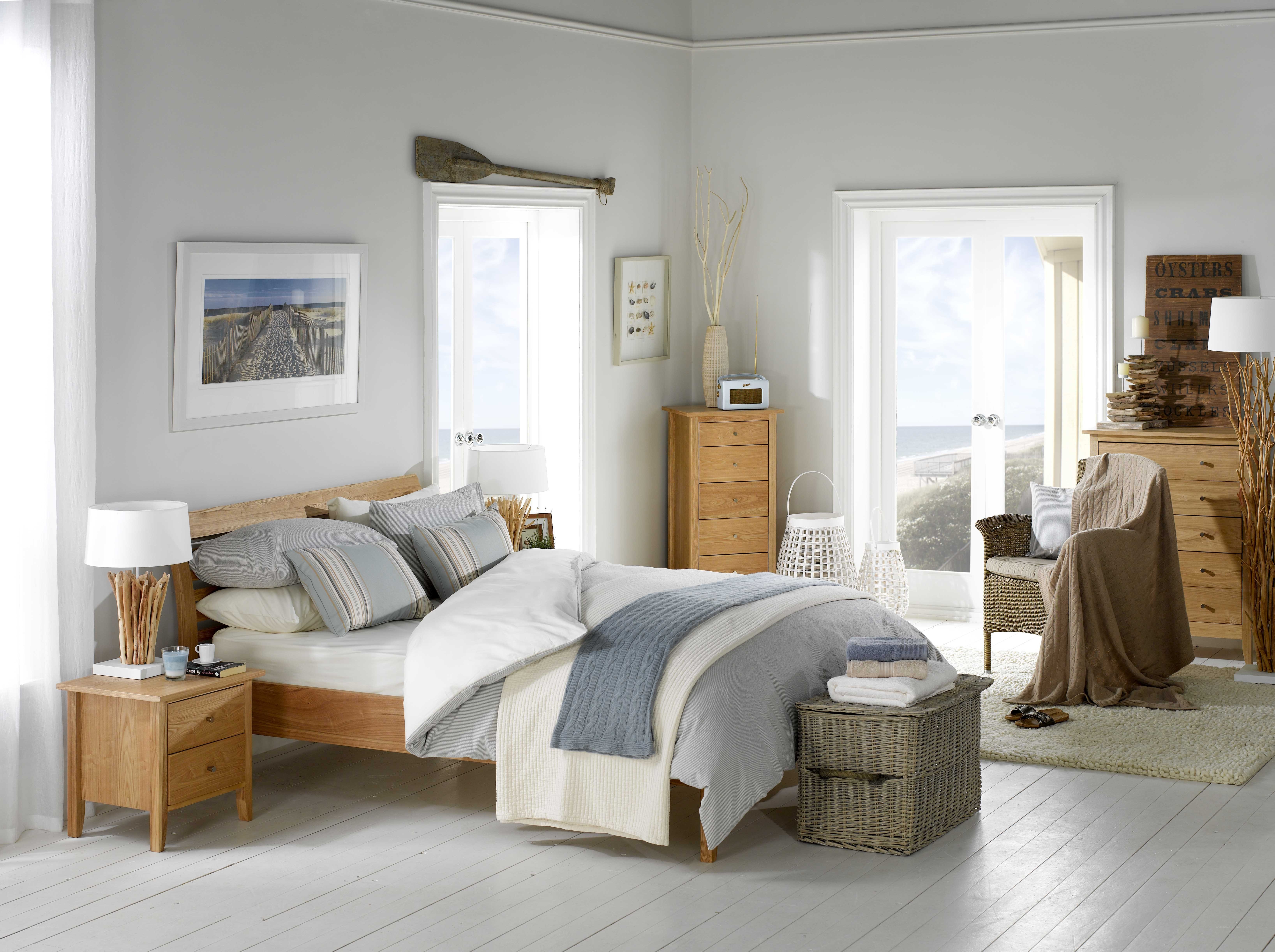 coastal bedroom with ocean view