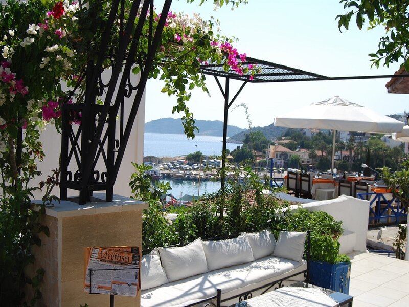 Coastal cafe with sea view