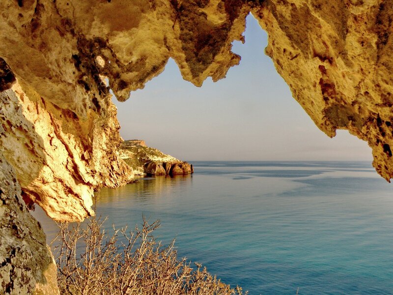 Coastal Cave View