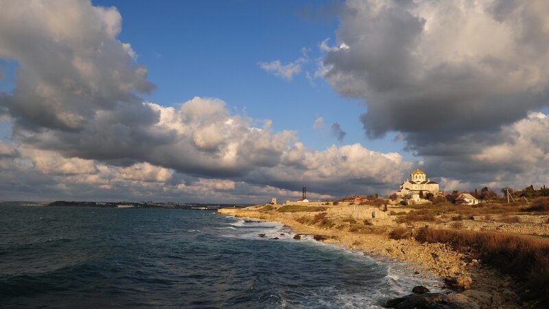 Coastal Church on Cliff