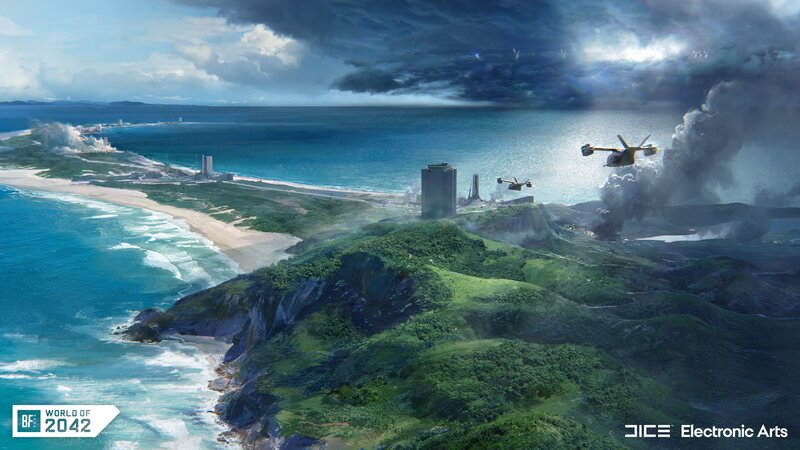 Coastal City under Attack
