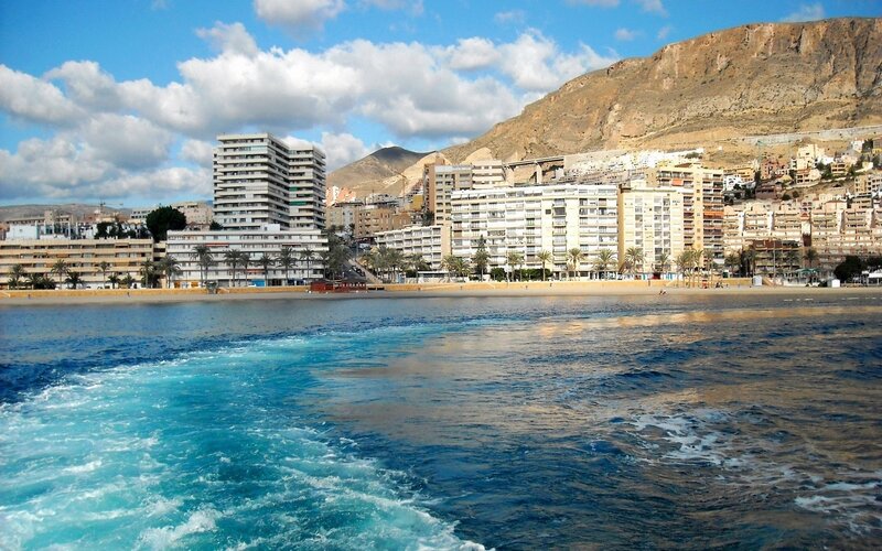Coastal City with Buildings